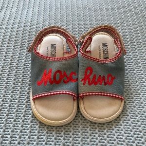 moschino toddler sandals kids shoes